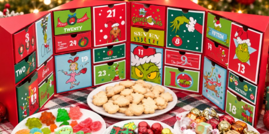 Grinch Advent Calendar Just $24.98 at Sam’s Club (Filled w/ Over 2 Pounds of Treats!)
