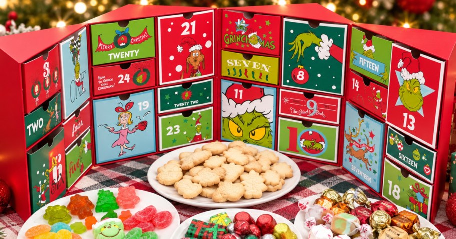 Grinch Advent Calendar Just $24.98 at Sam&rsquo;s Club (Filled w/ Over 2 Pounds of Treats!)