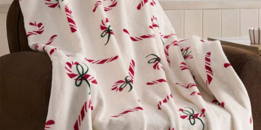 Macy’s Cozy Throw Blankets from $9.99 (Including Festive Holiday Prints!)