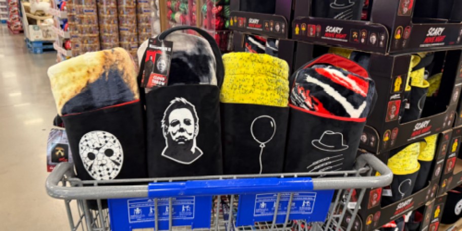 Scary Movie Blanket & Bucket Sets Just $20.96 at Sam’s Club (Reg. $25)