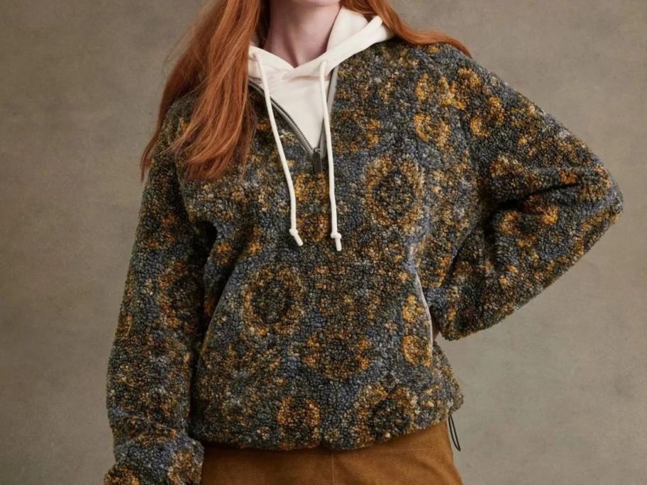 woman wearing harry potter top