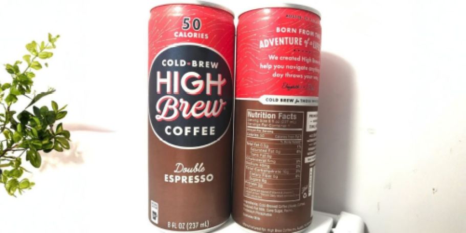 High Brew Coffee Double Espresso 12-Pack Only $11 Shipped on Amazon (Reg. $29)