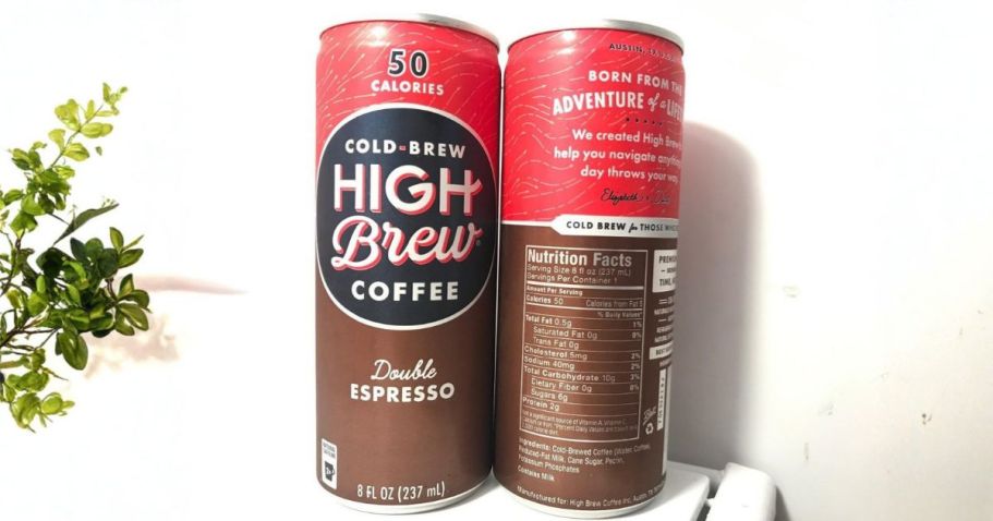 High Brew Coffee Double Espresso 12-Pack Only $11 Shipped on Amazon (Reg. $29)