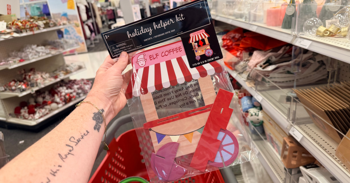 Need a Little Elf on the Shelf Inspiration? Target Has $1 Holiday Helper Kits!