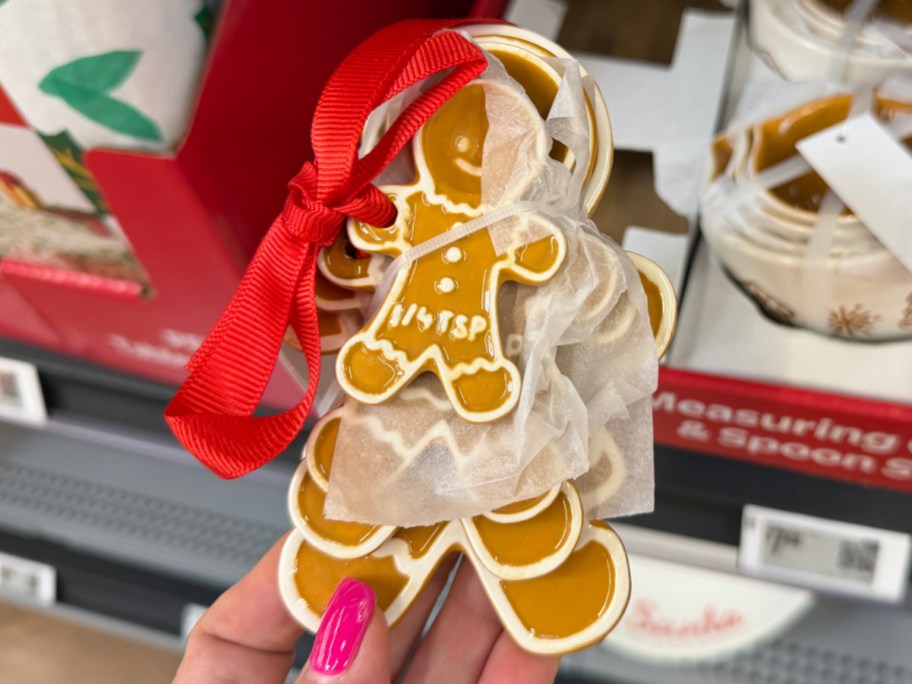 Holiday Time Gingerbread Measuring Spoons Set