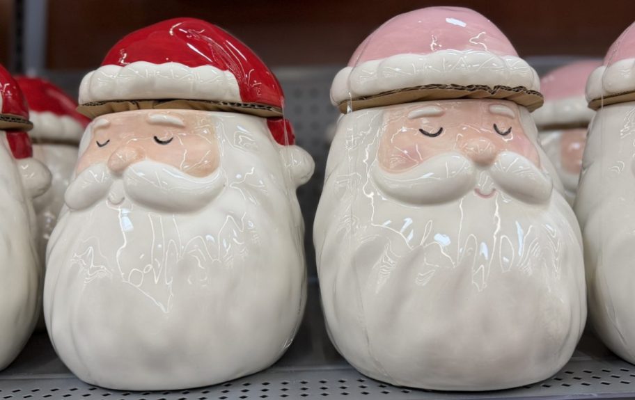 Holiday Time Santa Cookie Jar