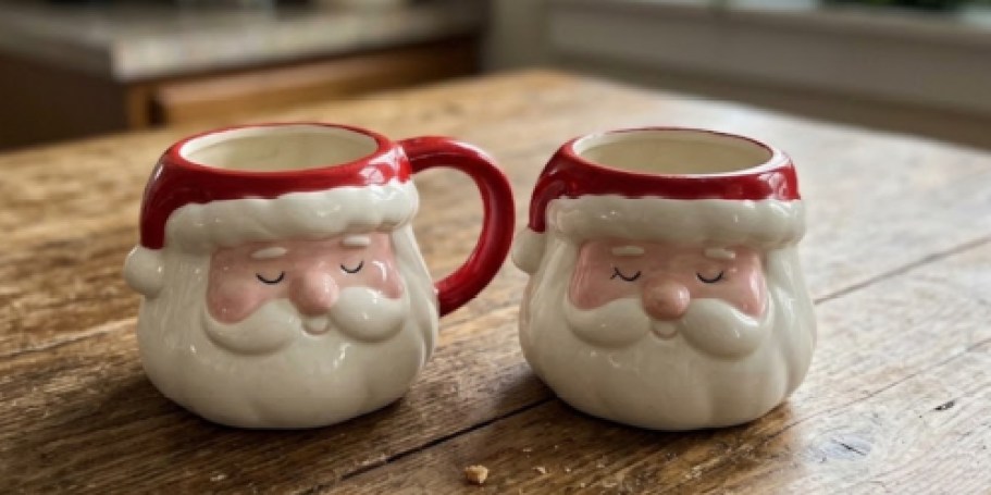 TWO Santa Mugs Only $3.56 on Walmart.com