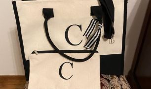 Initial Tote Bag 2-Piece Sets Only $11.99 on Amazon (Regularly $28)