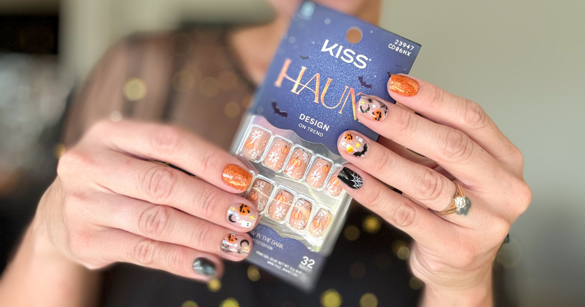 Skip the Salon: KISS Glow-in-the-Dark Halloween Nails Just Dropped at Walmart!