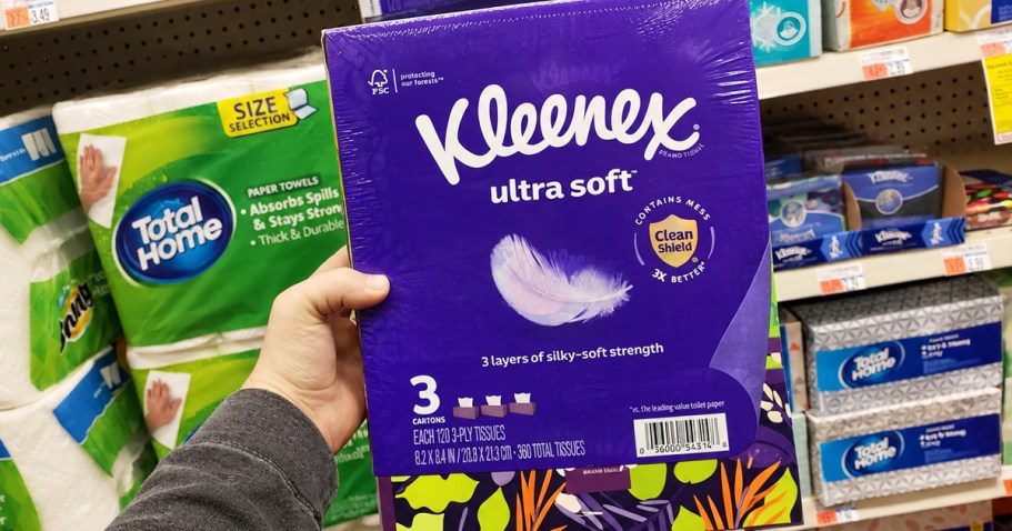 Kleenex Tissues 3-Pack Only $4.51 Shipped on Amazon