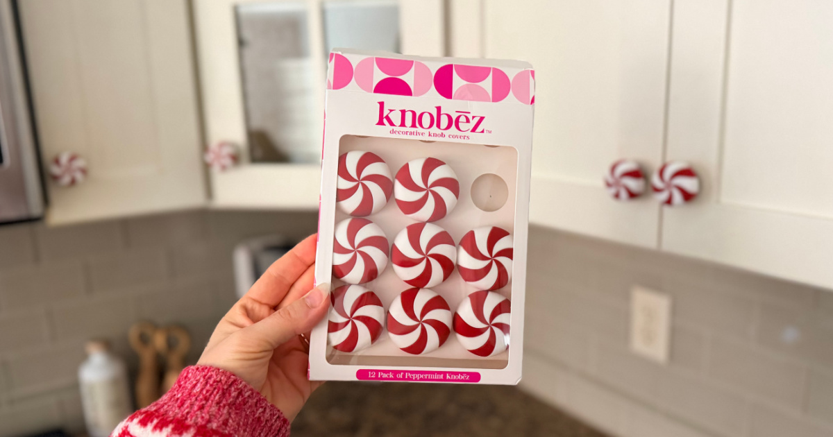 Christmas Kitchen Makeover for $25?! Snag These Adorable Knob Covers on Amazon