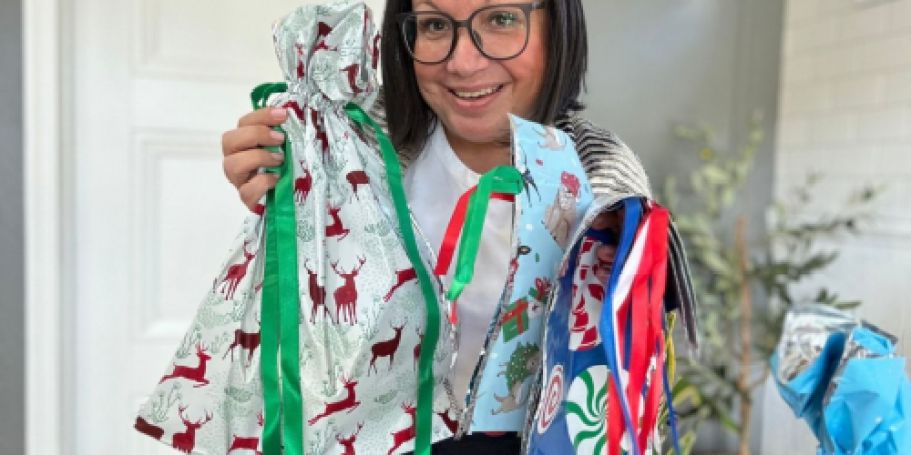 $160 Worth of Reusable & Drawstring Gift Bags UNDER $30 Shipped (Ends at 2 PM EST)
