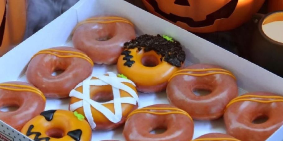 Krispy Kreme Halloween Dozen JUST $13 (Today Only!) & FREE Doughnut Fri & Sat!