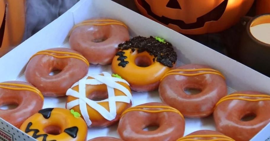 Krispy Kreme Halloween Dozen JUST $13 (Today Only!) & FREE Doughnut Fri & Sat!