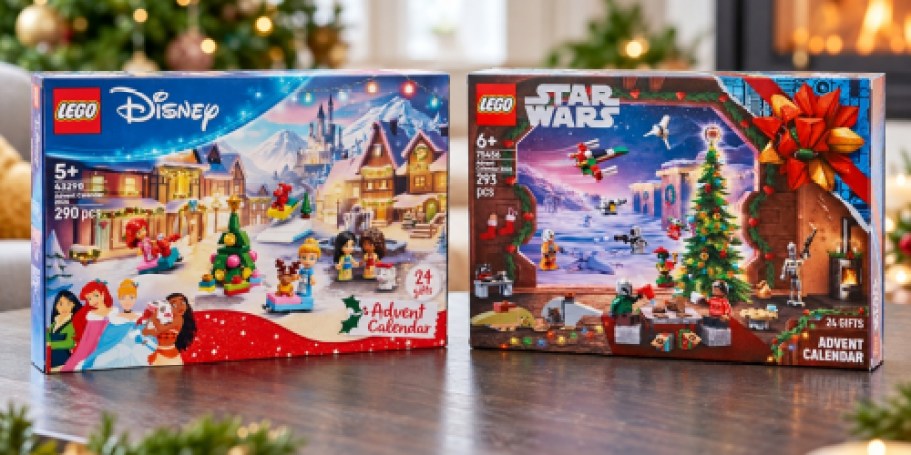 Get $15 OFF LEGO 2026 Advent Calendars on Amazon | Disney, Star Wars, & Marvel!