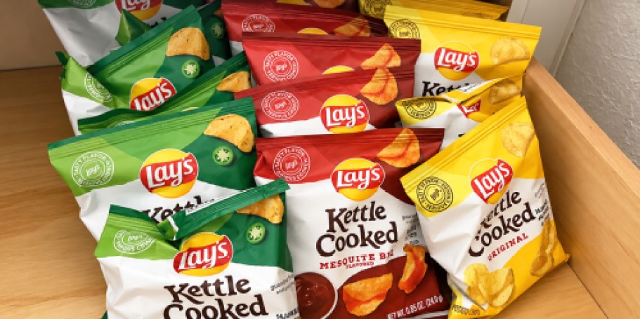 Lay’s Kettle Chips 40-Count Variety Pack Only $11.52 Shipped on Amazon