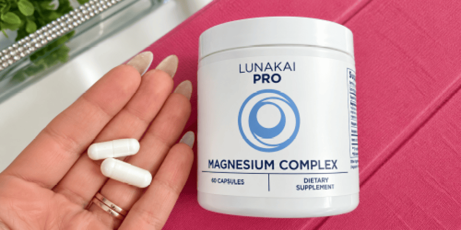 Lunakai Magnesium Complex Just $7.98 Shipped for Amazon Prime Members (Reg. $26)