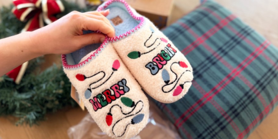MUK LUKS Holiday Slippers Only $12 on Walmart.com (Reg. $42)