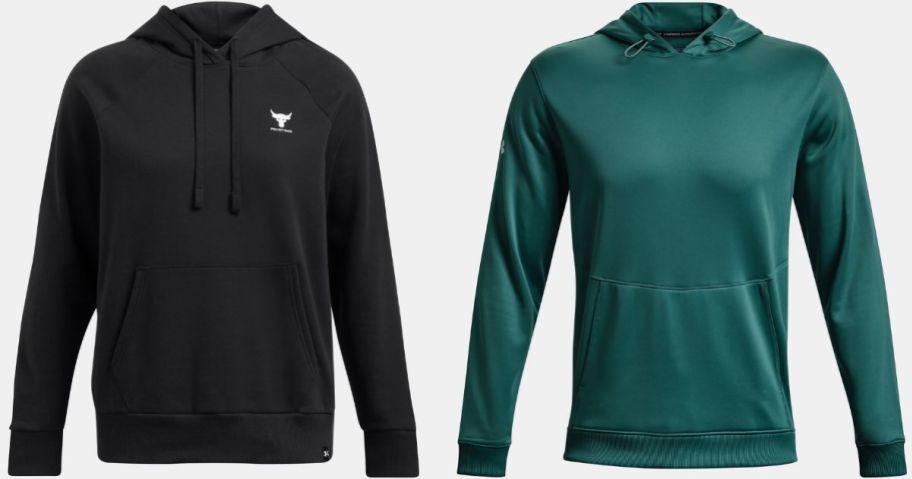 Stock images of Under Armour Women's & Men's Hoodies