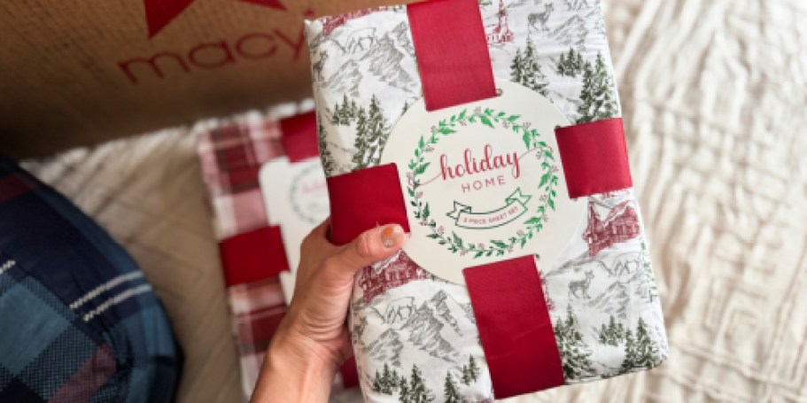 Macy’s Holiday Bedding Sale: $7.99 Sheet Sets & $21.99 ANY Size Comforter Sets