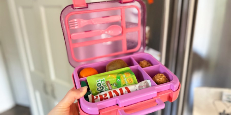 Bento Lunch Box w/ Utensils & Condiment Container Just $7.82 on Walmart.com
