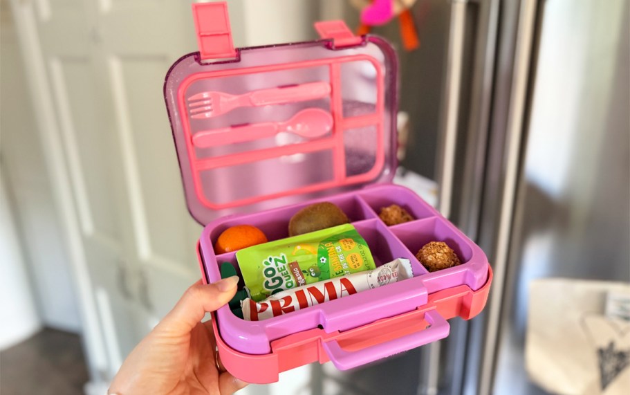 Bento Lunch Box w/ Utensils & Condiment Container Just $7.82 on Walmart.com