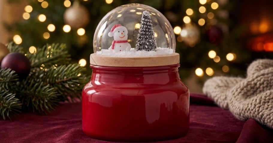 Grab These Adorable Walmart Snow Globe Candles Before They Sell Out!
