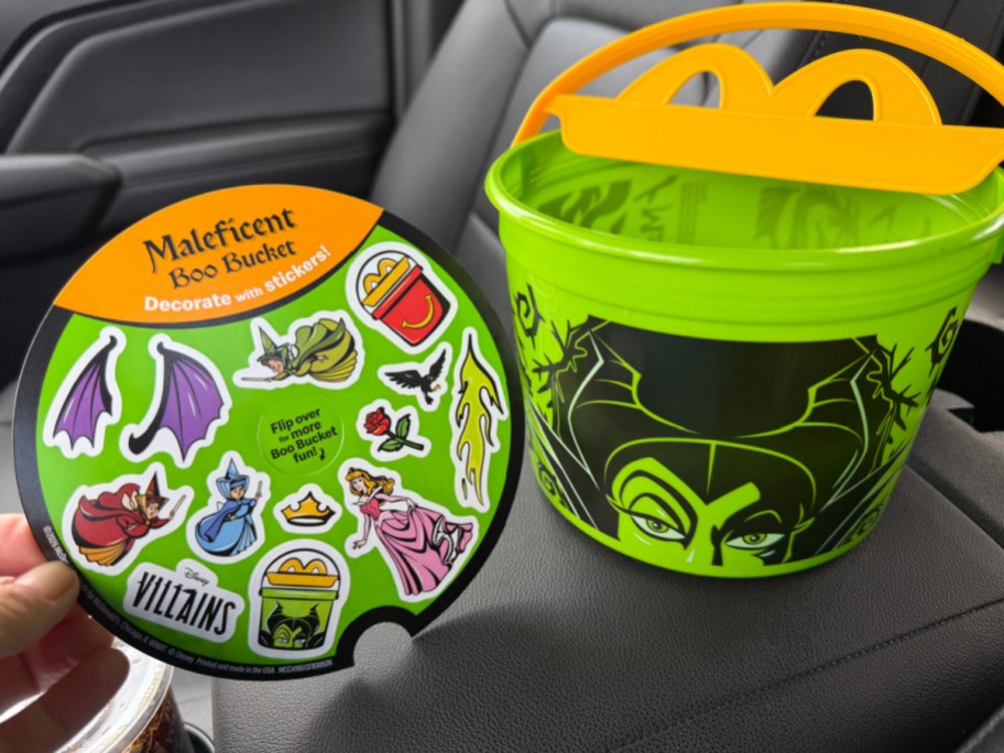 Malificent Boo Bucket with lid