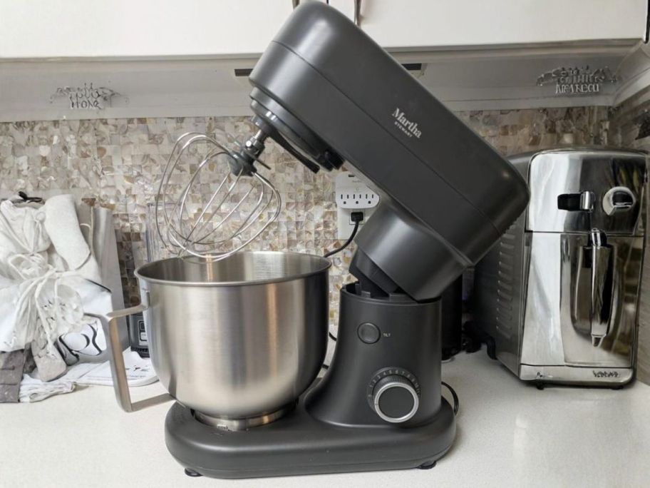 Martha Stewart 5.3-Quart Stand Mixer on counter
