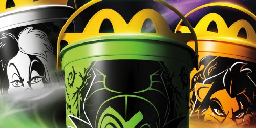 McDonald’s Halloween Boo Buckets Are BACK October 20th — Featuring 5 Disney Villains!