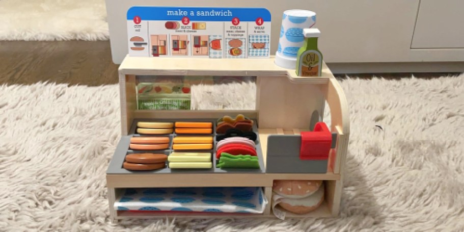 Melissa & Doug Wooden Sandwich Play Set Just $22 on Amazon (Reg. $71)