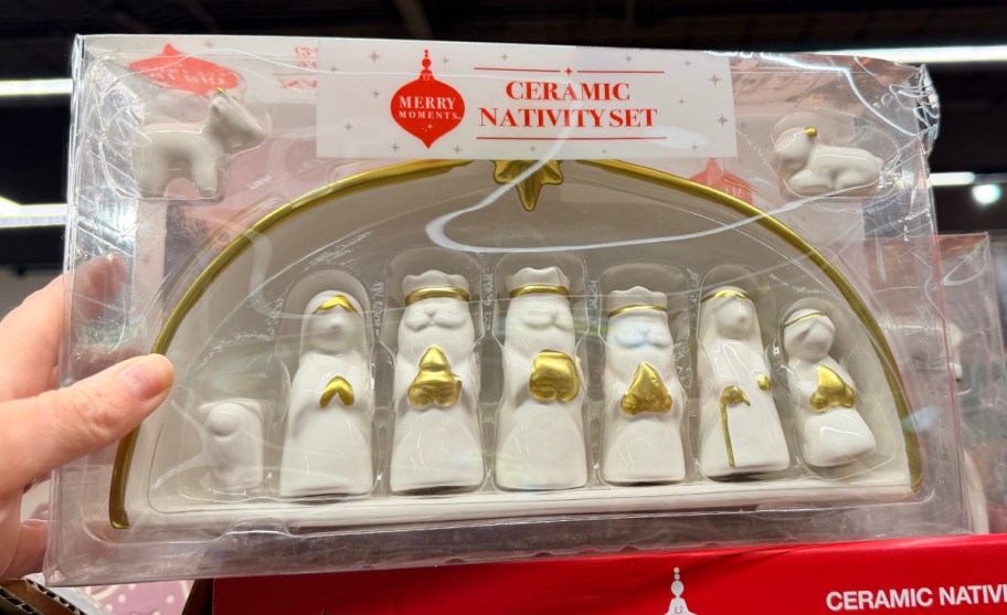 Merry Moments Ceramic Nativity Set