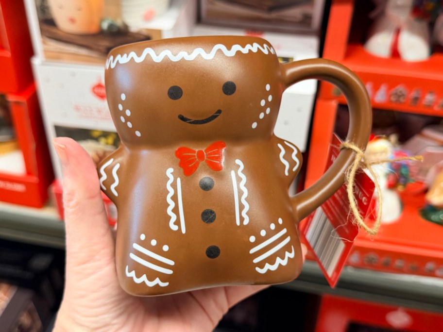Merry Moments Gingerbread Man Christmas Mug