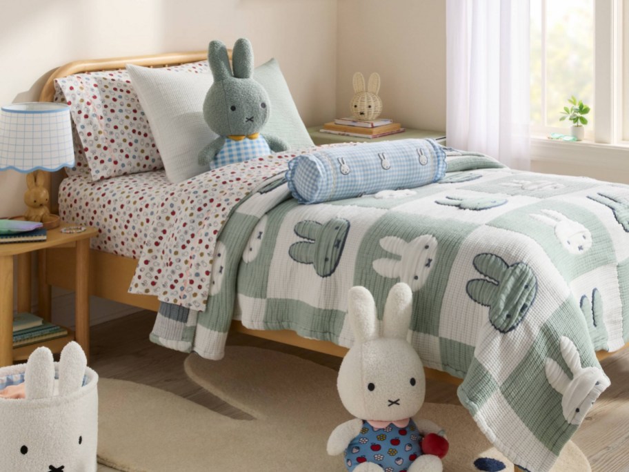 miffy quilt set