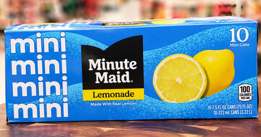 Minute Maid Lemonade Mini Cans 10-Pack Just $3.89 Shipped on Amazon