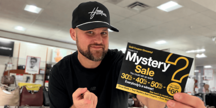 JCPenney Mystery Coupons Are BACK! Score Up to 50% Off or Hit the $60 Coupon JACKPOT!