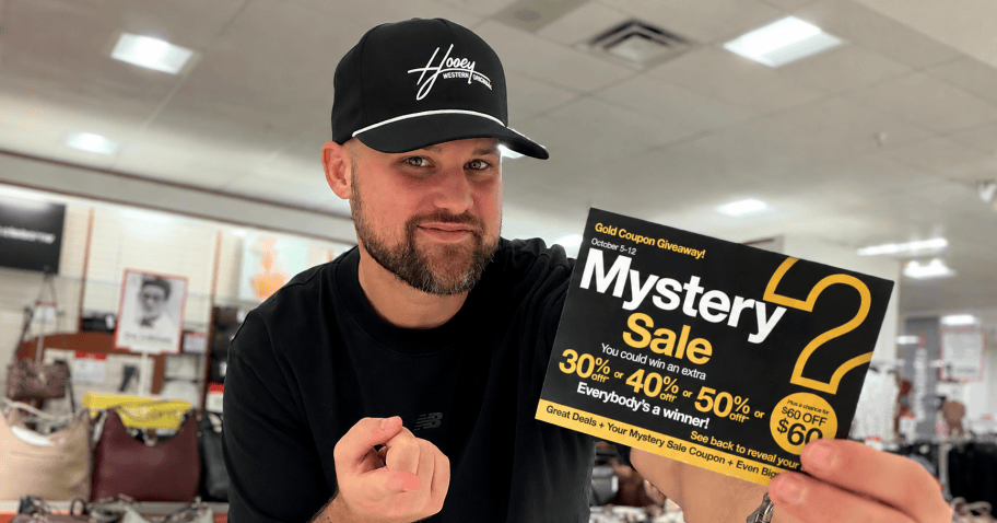 JCPenney Mystery Coupons Are BACK! Score Up to 50% Off or Hit the $60 Coupon JACKPOT!
