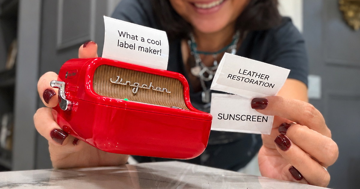This Retro Label Printer Makes Organizing Fun (And It’s Almost 50% Off!)