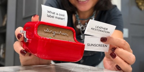 This Retro Label Printer Makes Organizing Fun (And It’s Almost 50% Off!)
