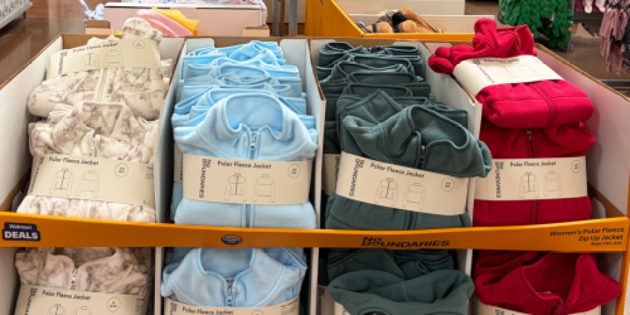 No Boundaries Women’s Fleece Jacket Only $8 on Walmart.com (Budget-Friendly Fall Layering)