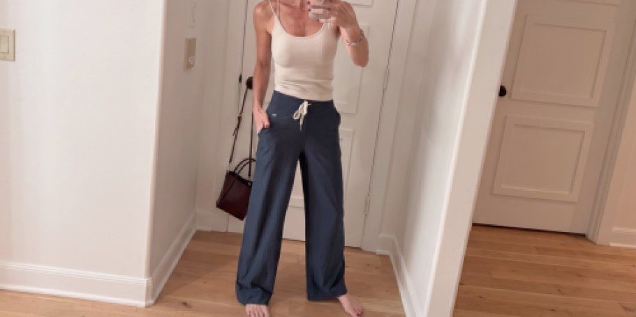These Wide Leg Pants on Amazon Look Like Vuori (But Cost About $90 LESS!)