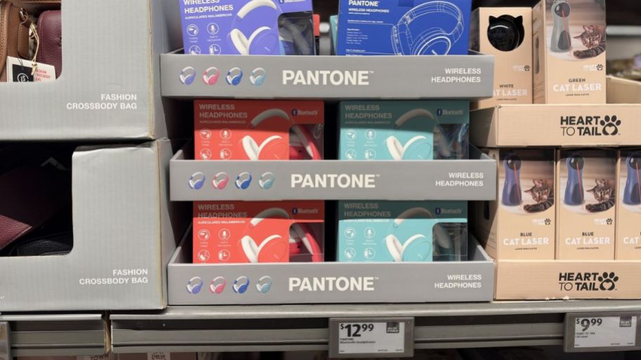 Pantone headphones on display