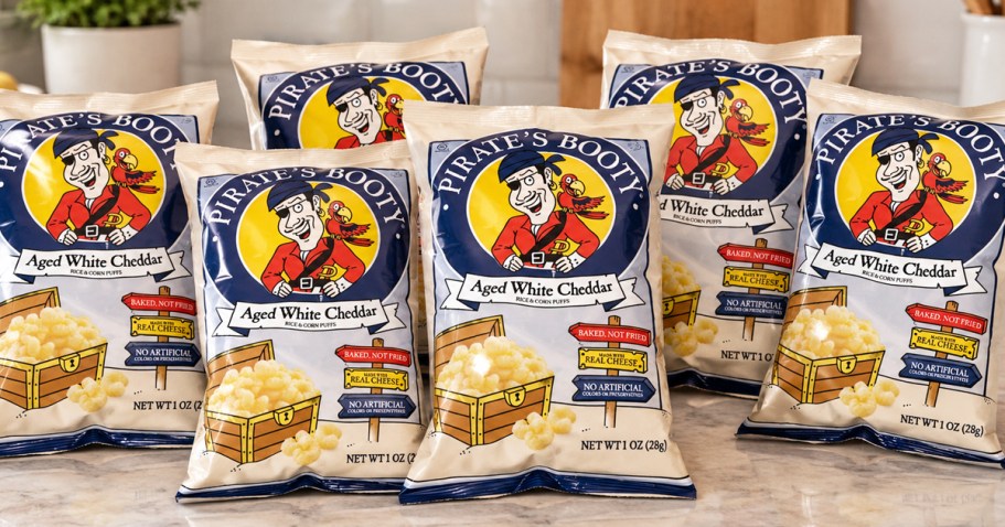 Pirate’s Booty Cheddar Puffs 6-Pack Only $4 Shipped on Amazon