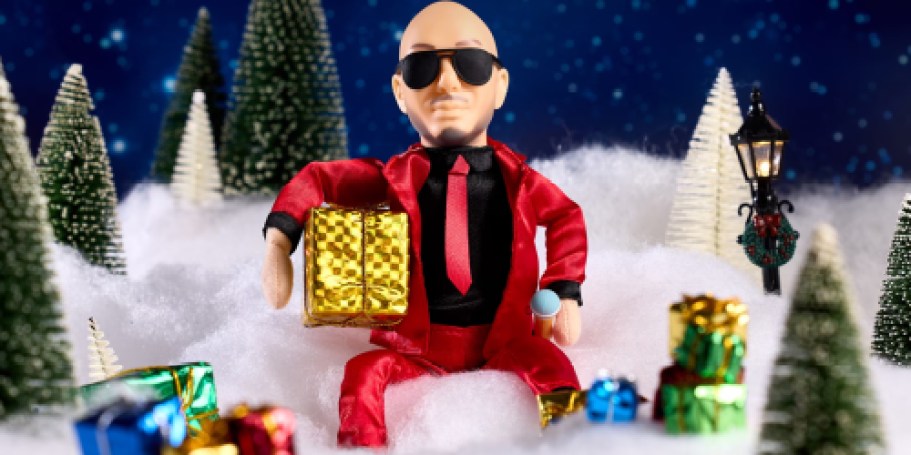 NEW Pitbull Mr. Yuletide Christmas Mantel Doll Available on Walmart.com