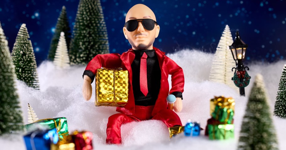 NEW Pitbull Mr. Yuletide Christmas Mantel Doll Available on Walmart.com
