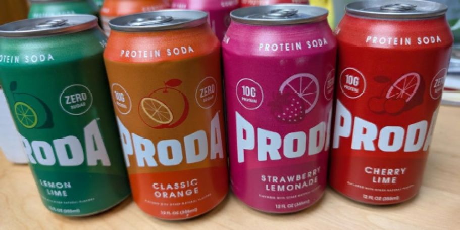 $10 Off PRODA Protein Soda on Amazon