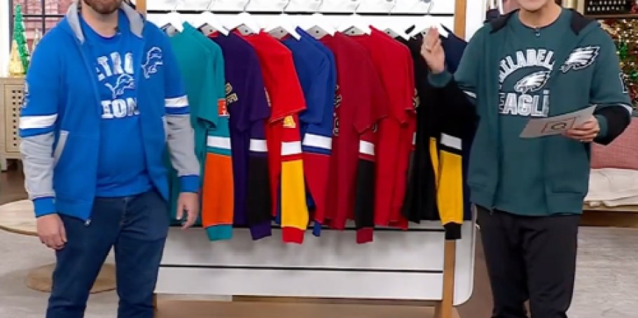 Get an NFL Hoodie AND T-Shirt for Under $34 Shipped
