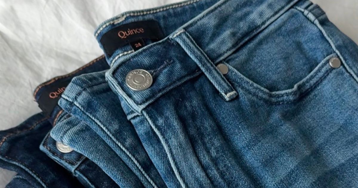 Quince’s Jeans Fit Like Premium Denim & They’re  FINALLY On Sale