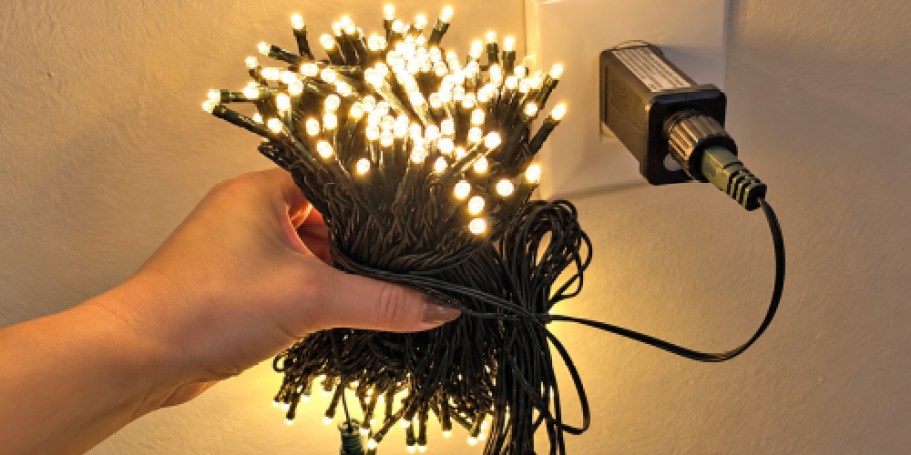 Waterproof 100′ Christmas String Lights Just $9.59 on Amazon (Reg. $16)
