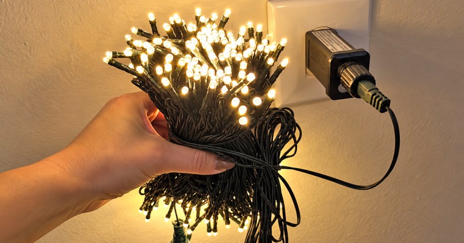 Waterproof 100′ Christmas String Lights Just $9.59 on Amazon (Reg. $16)